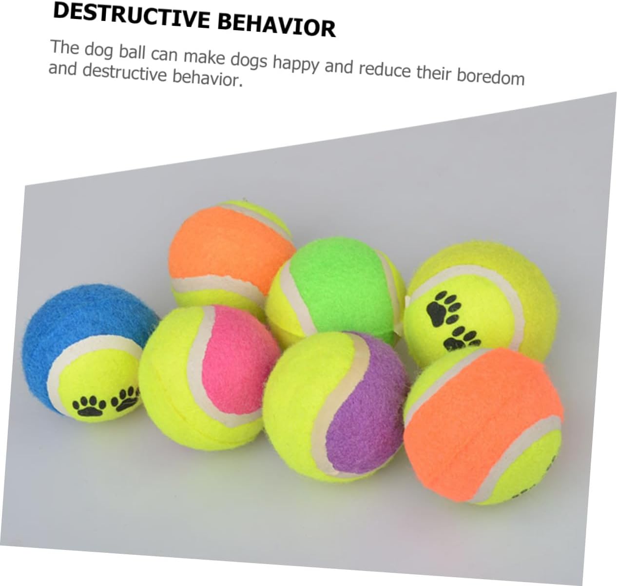 16pcs Dog Rubber Molar Balls Interactive Chew Small Puppy Training Balls Sturdy Rubber 7cm Diameter for Aggressive Chewers and Active Dogs Random Color