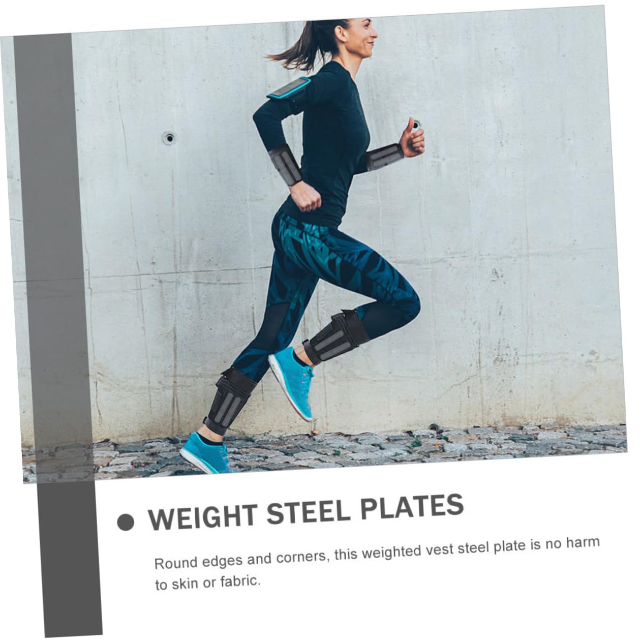 Toyvian 6 Piezas Placas de Acero, Compatibilidad, Ajuste Seguro, para Chaleco Lastrado, para Entrenamiento de Fuerza y Rutina de Ejercicio