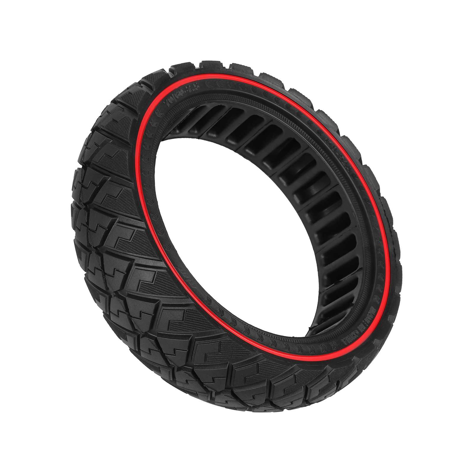 70/60-7,5 Pneumatico Completo per Segway Ninebot ZT3, ZT3 Pro e G3 Scooter elettrici, Pneumatici di ricambio. Pneumatici Pieni Antiscivolo, Antiscivolo, Ingambabile (Rosso, 2 Pezzi)