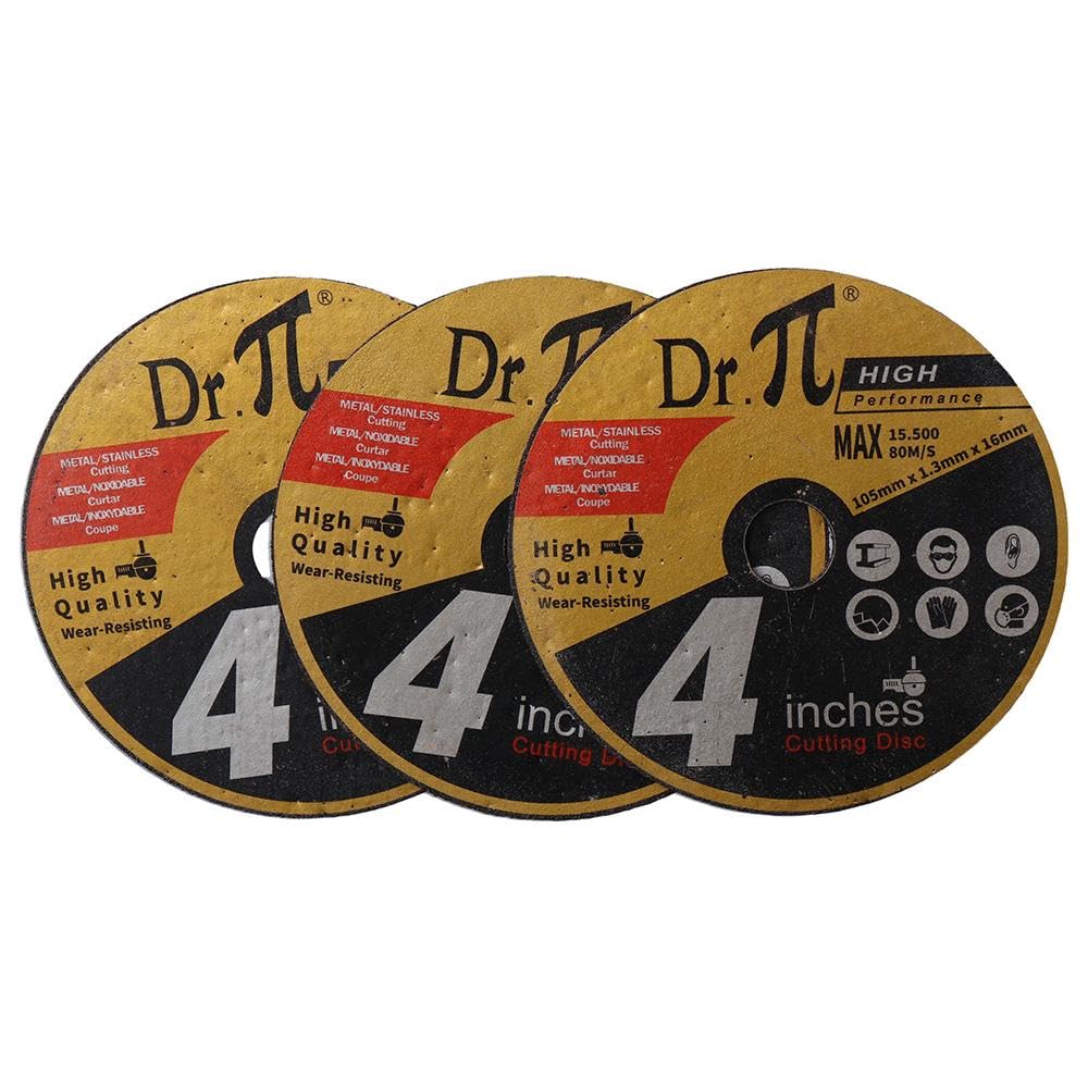 FEIYING 10pcs Resin Cut Off Wheels, 4inch Abrasive Disc Cutting Discs, Double Mesh Slice Grinding Wheels for Stainless Steel Cut Off Wheel Resin Cutting