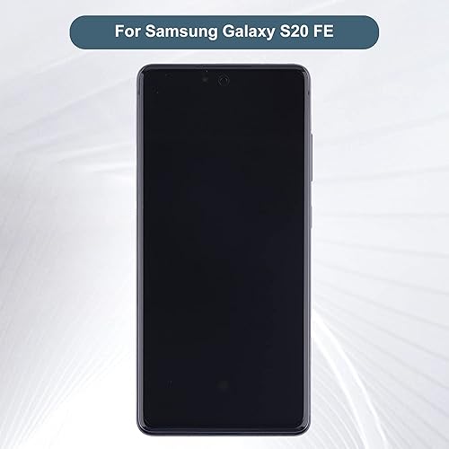 Miniatura 2 de AMOLED - Pantalla compatible con Samsung Galaxy S20 FE SM-G780F SM-G780F/DSM 6.5 pulgadas, pantalla táctil LCD con herramientas (negro Aura)