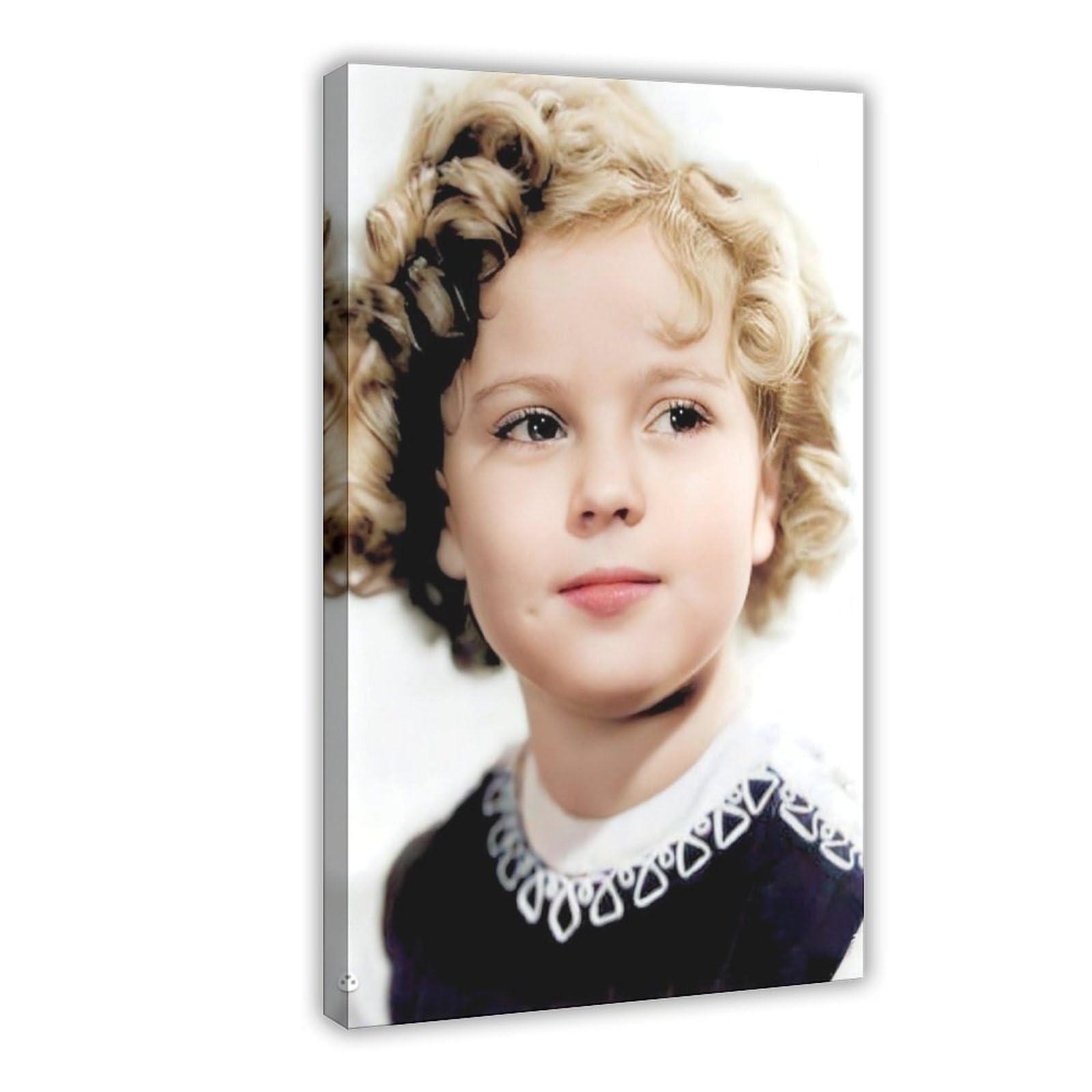 RTFDSUs Babystar Shirley Temple Poster Canvas Poster Bedroom Decor Sports Landscape Office Room Decor Gift Frame-style 24x36inch(60x90cm)