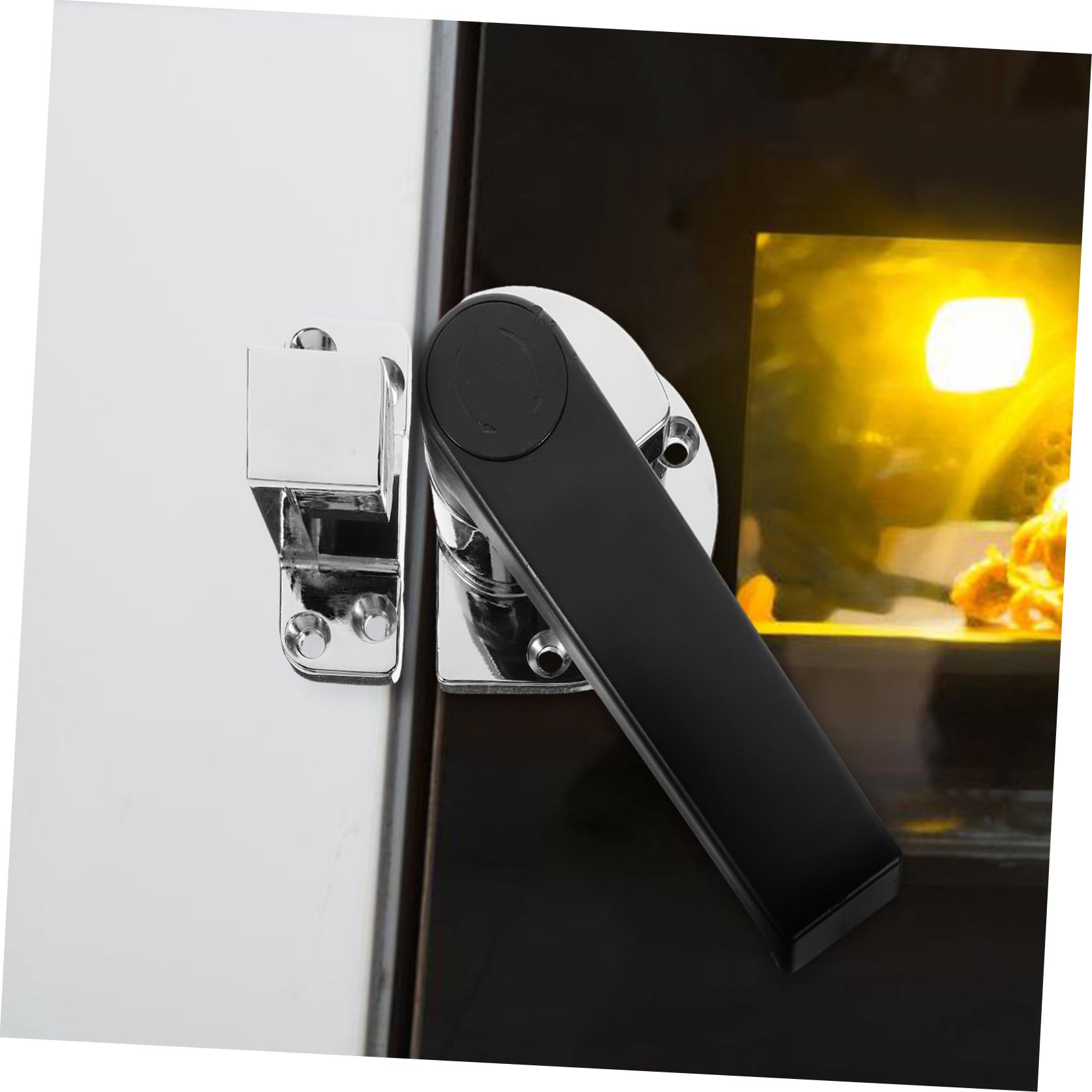 Schranktürverschluss aus Zinklegierung Korrosionsbeständig mit Elegantem Minimalistischen Design als Türgriff für Gefrierschranktüren