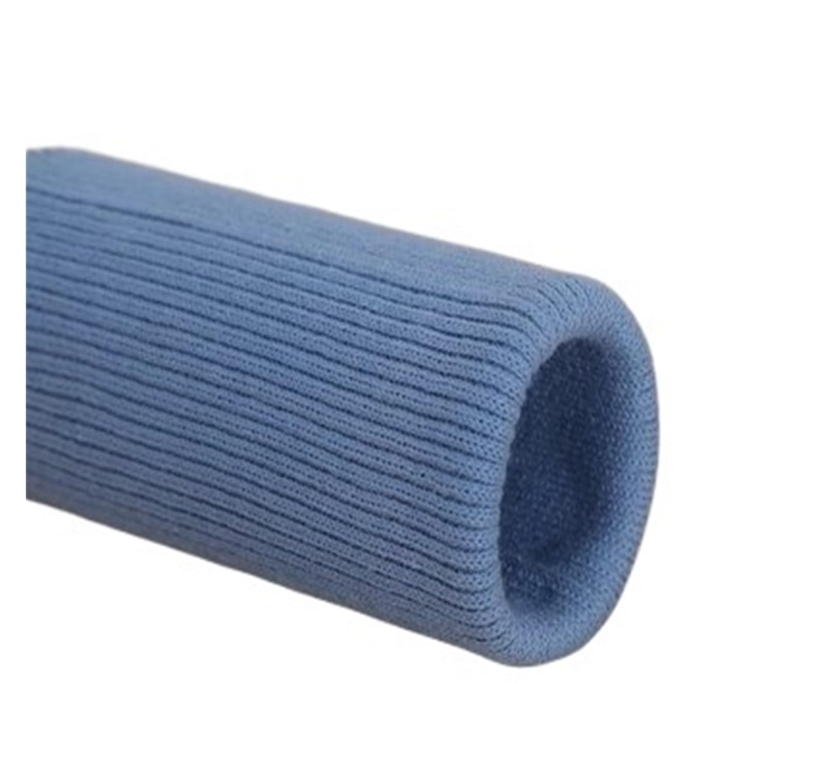 Ribbed Knit Cuff Garment Knitted Ribbed Elastic Side Neckline Threaded Trousers Down Jacket Sweater Children Cuffs Rowan Accessories Fabric(Denim Blue)