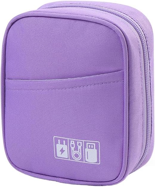E-Tree Storage Pouch for Small Electronics and Accessories,Tech Bag,Electronic Organizer Case Compatible with MacBook Laptop Charger,Mouse,Cables,Hub,Power Bank,Earphone,Toiletries Cosmetics (Purple) E-Tree Storage Pouch for Small Electronics and Accessories,Tech Bag,Electronic Organizer Case Compatible with MacBook Laptop Charger,Mouse,Cables,Hub,Power Bank,Earphone,Toiletries Cosmetics (Purple)
