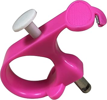 Weishidai Needle Puller, 3 in 1 Thread Cutter Sewing Thimble Shielded Protector Pin Needles Quilting Craft Accessories DIY Sewing ToolsPink1pcs