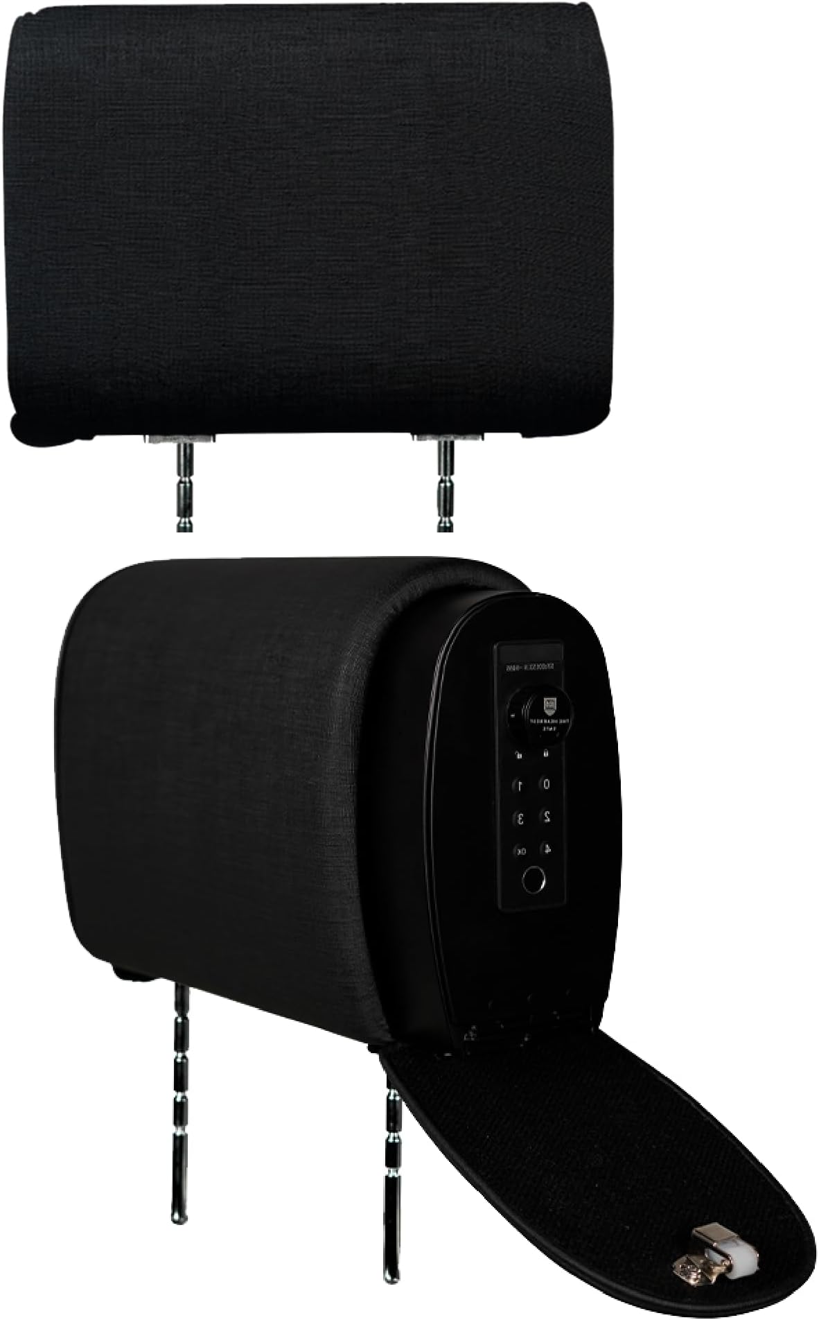 THE HEADREST SAFE Removable Slide Bundle Headrest Safe - Passenger Seat