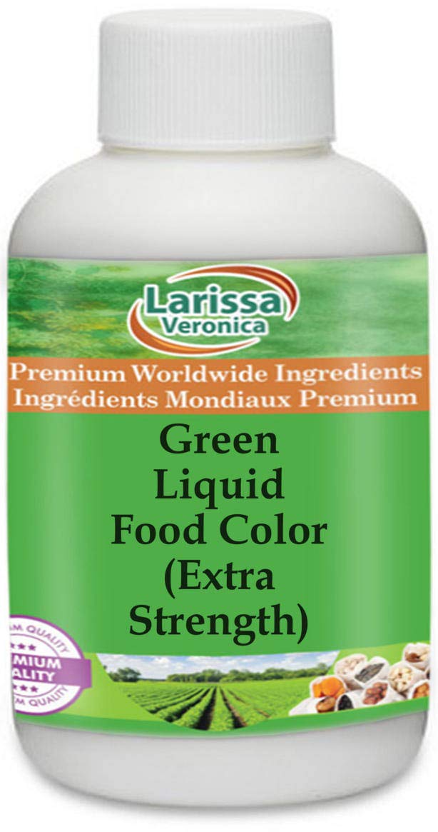 Green Liquid Food Color (Extra Strength) (16 oz, ZIN: 528304) - 2 Pack