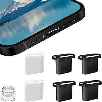 Cable Protectors and USB C Dust Plugs for iPhone 16 15 Pro Max Charging Cable and Port Protection