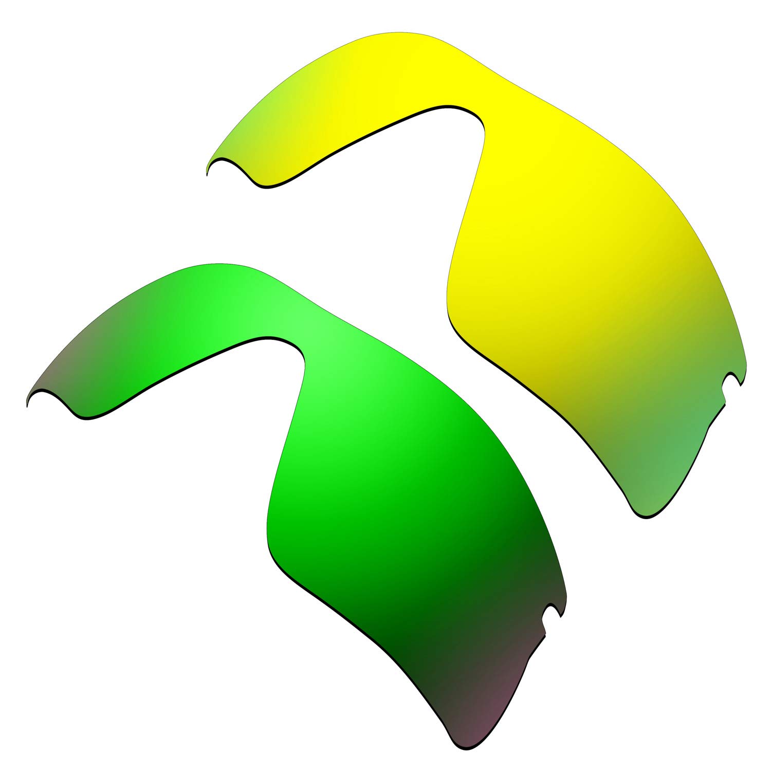 Lentille Radar Range Or 24k Oakley compatible rechange renforcée d'exception - 8