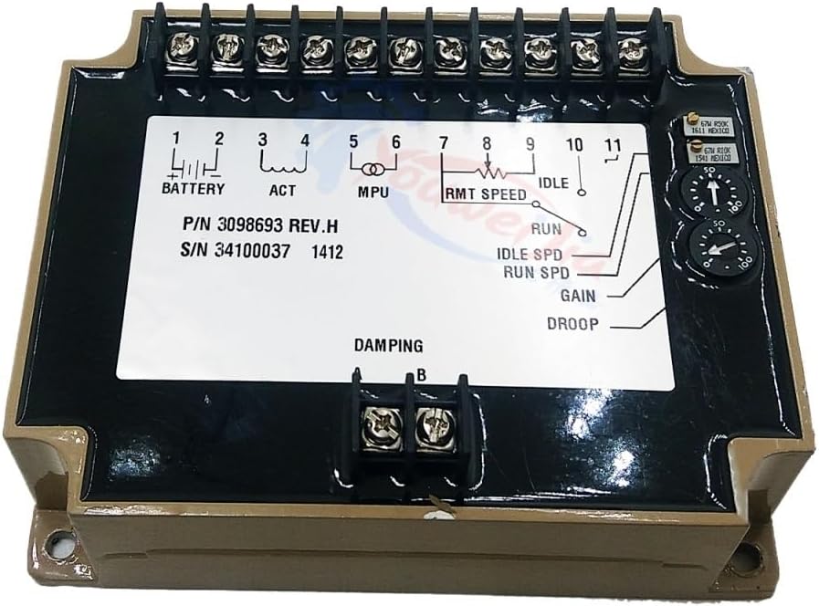 Engine Control Governor 3098693 Diesel Generator Set automatic speed dc motor controller module(Copy)