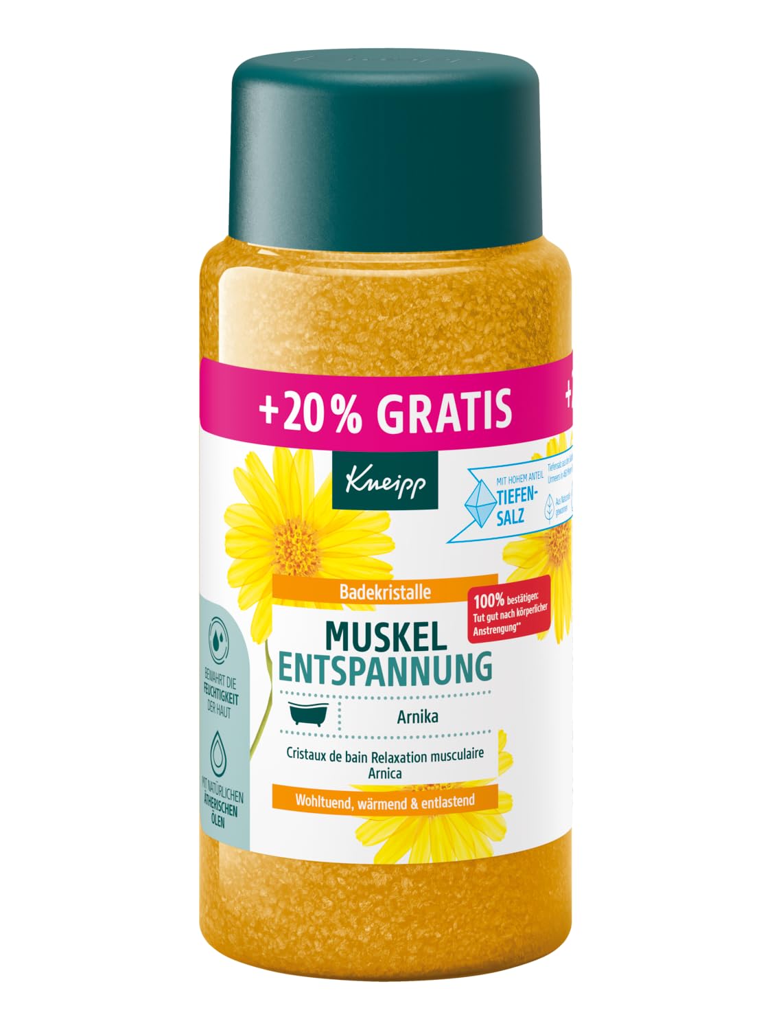 Kneipp Muskel Entspannung Sól do Kąpieli, 720 g