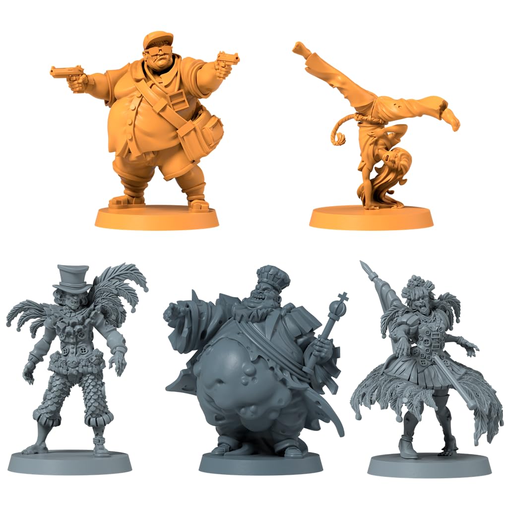 Asmodee Zombicide 2ª Edición: Rio Z Janeiro, Expansión de Campaña con 10 Misiones y Zombis de Carnaval, 6 Nuevos Supervivientes, A Partir de 14 Años, De 1 a 6 Jugadores, 60 Minutos, Español