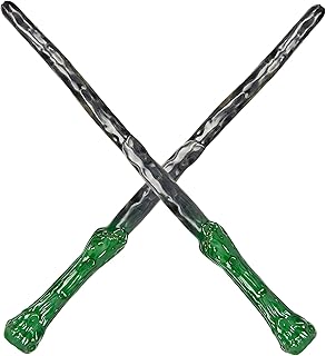 Vinyl Harry Potter Tricks Wand, Harry Potter Costume Wand for Kids, 1 Pcs, Dark Green