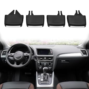 4PCS Front A/C Air Vent Outlet Tab Clip Repair kit for Audi Q5 2009-17 SQ5 2014 2015 2016 2017