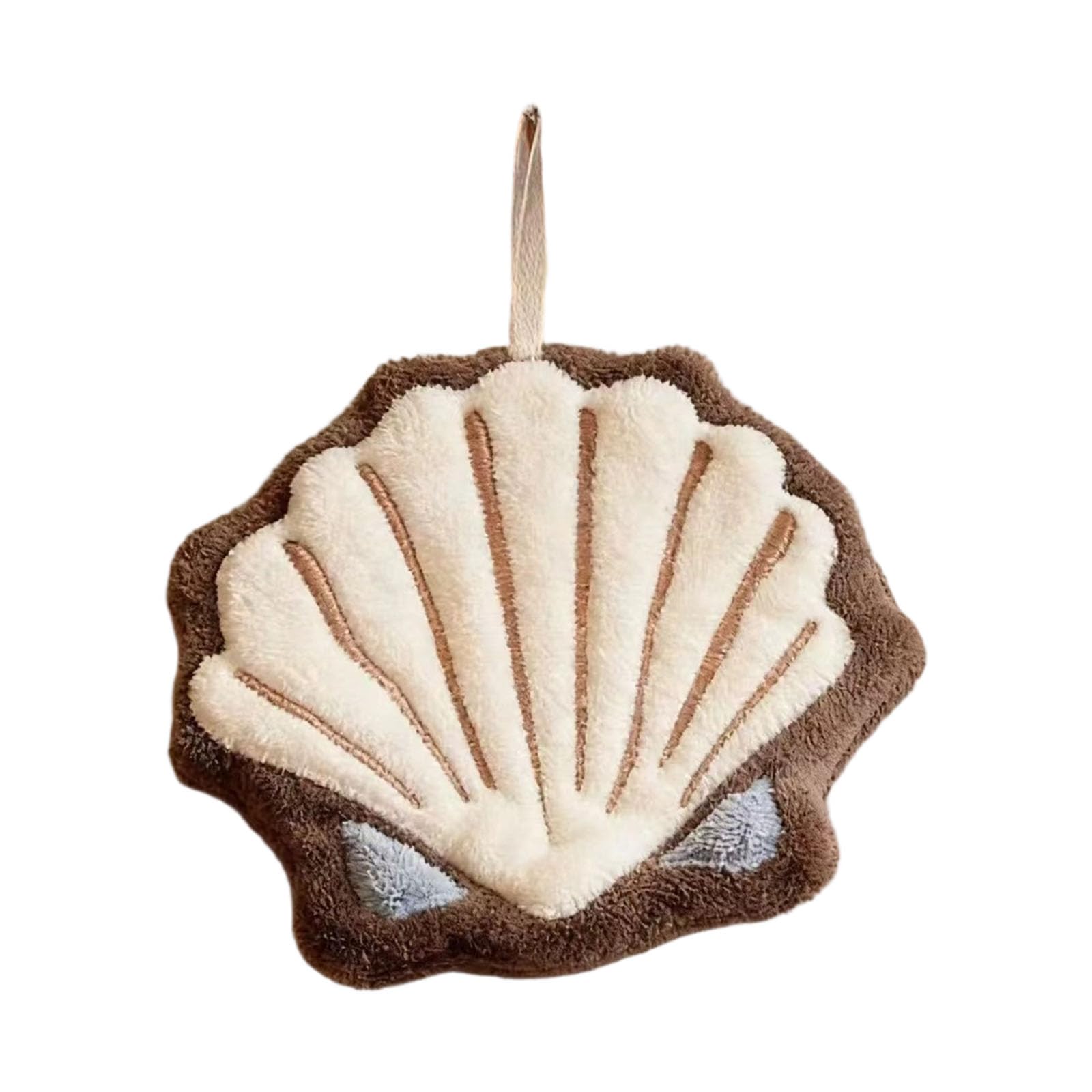 Tsophreniq Seashells Hand Towel Hanging Type for Bathroom and Kitchen Creative Seashells Bath Towel Dry Your Hand Instantly Cloth Bathroom
