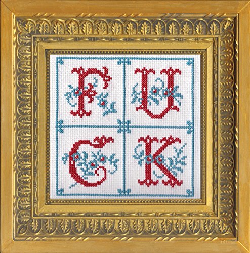 Subversive Cross Stitch 'Fancy Fuck' Deluxe Kit