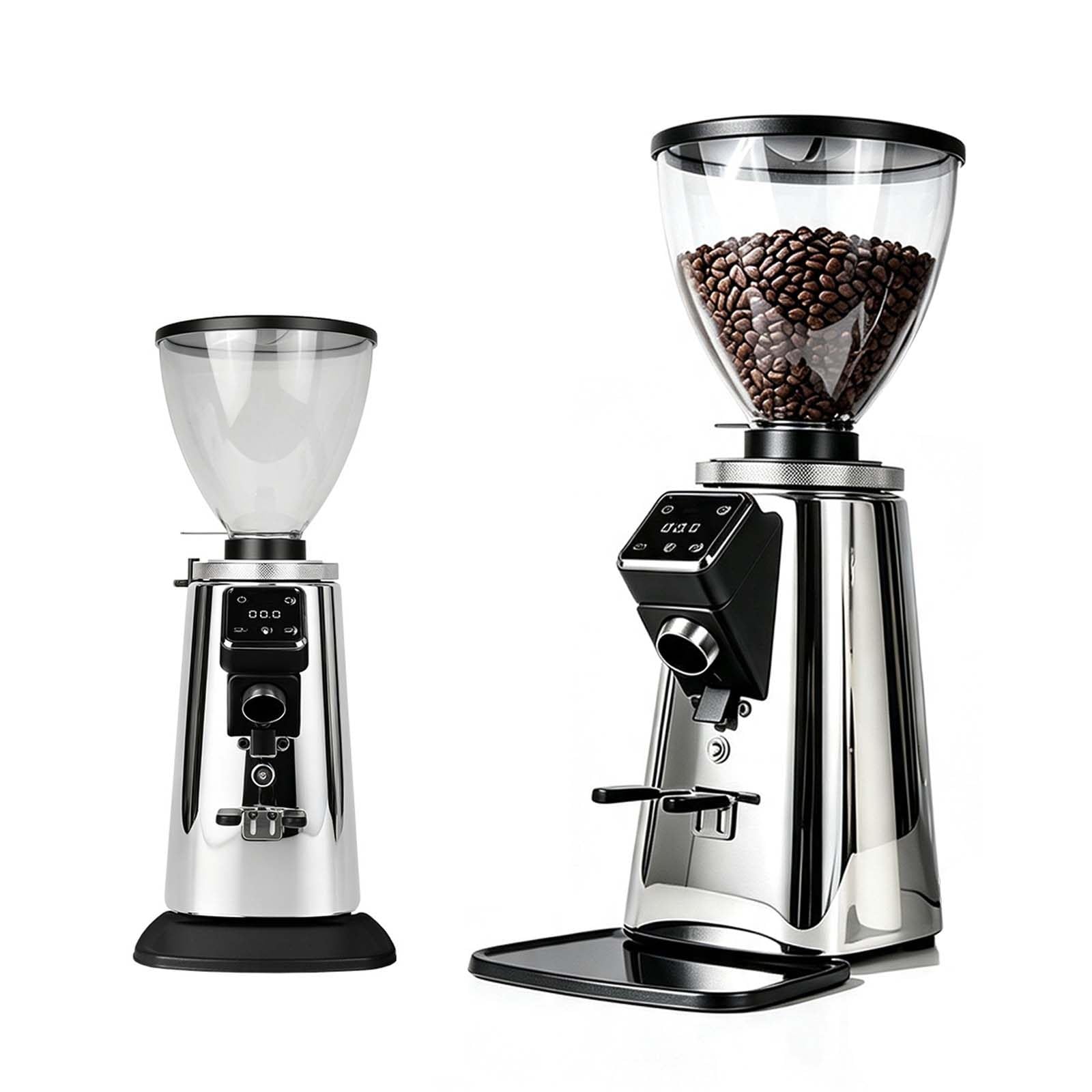 Molinillo De Café EléCtrico (Uso DoméStico y Comercial): 64 Mm, 350 W Silver | Dosificación precisa, baja retención, tolva de 750 g, apto desde espresso hasta prensa francesa