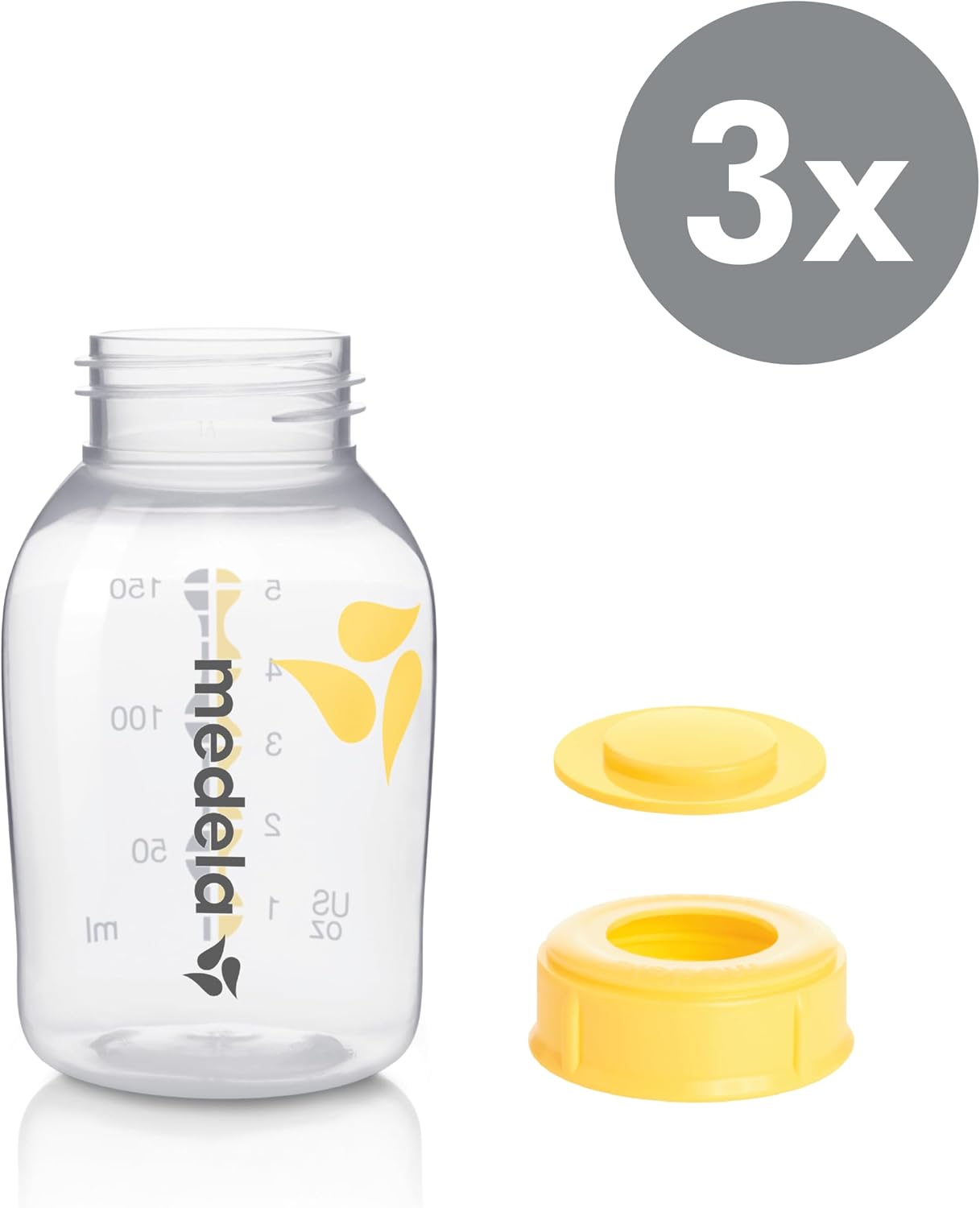 Frasco para Coleta e Armazenamento de Leite 150ml com 3 unidades, Medela
