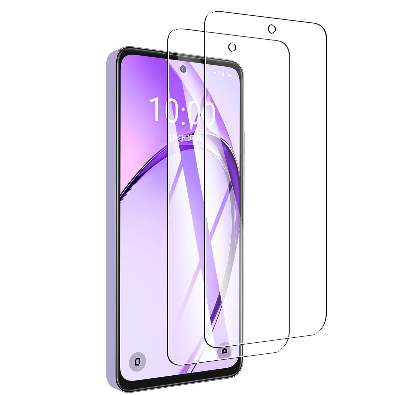 Amazon | 対応 OPPO A3 5G ガラスフィルム（2枚セット） FOR OPPO A3