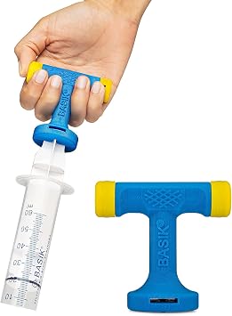 The BASIK EZ Handle Adds Comfort and Control to Any BASIK Product. This Bundle is for A Large/XL Handle and 5 Luer Lock Reusable O Rings
