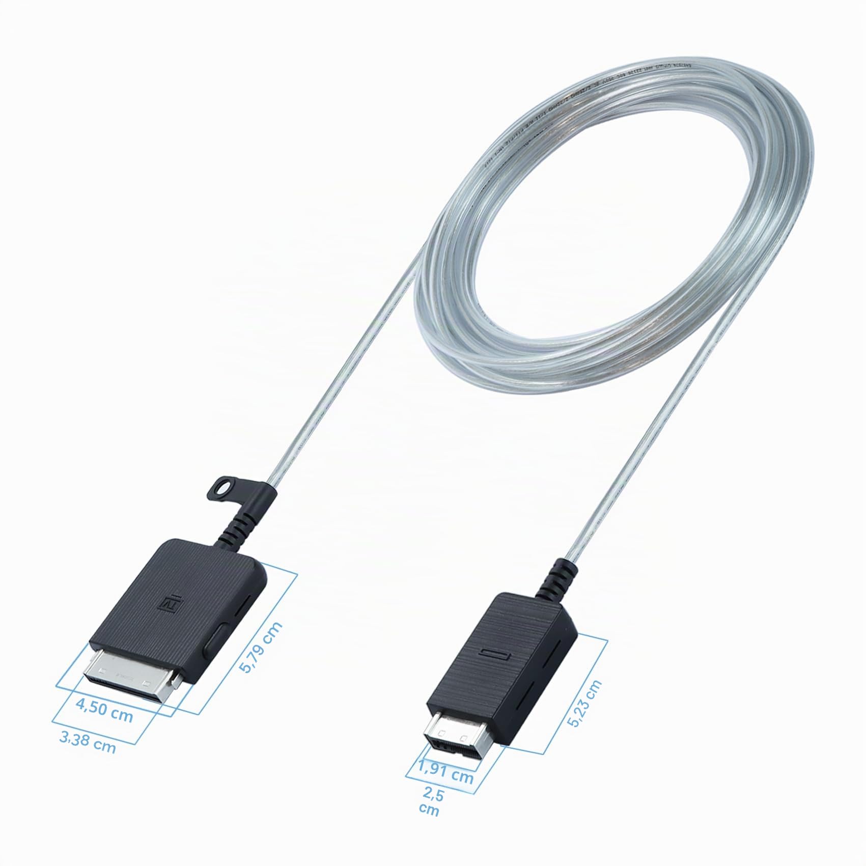 Cable de conexión de 5 m / 16.4 pies BN39-02470A Compatible con Samsung The Frame QLED 4K Smart TV One Cable de conexión invisible QN43-QN85LS03B (BN39-02470A)