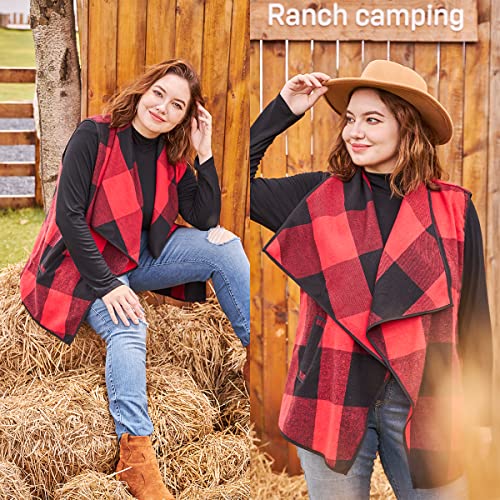 CARCOS Womens Plus Size Tops Mock Neck Long Sleeve Shirts Turtleneck Tunics for Fall Winter XL-5XL4