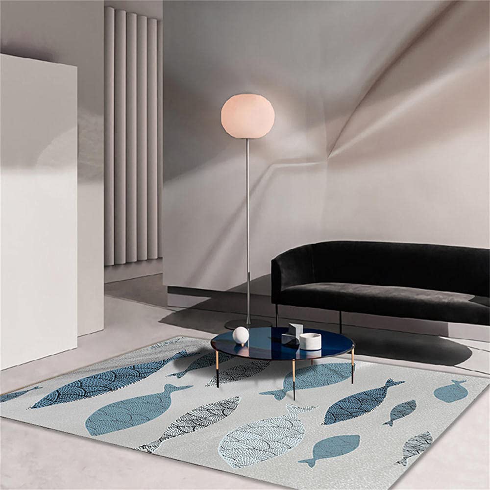 Tapis anti dérapant cuisine 40x60cm poisson beige résistant aux glissades de sol