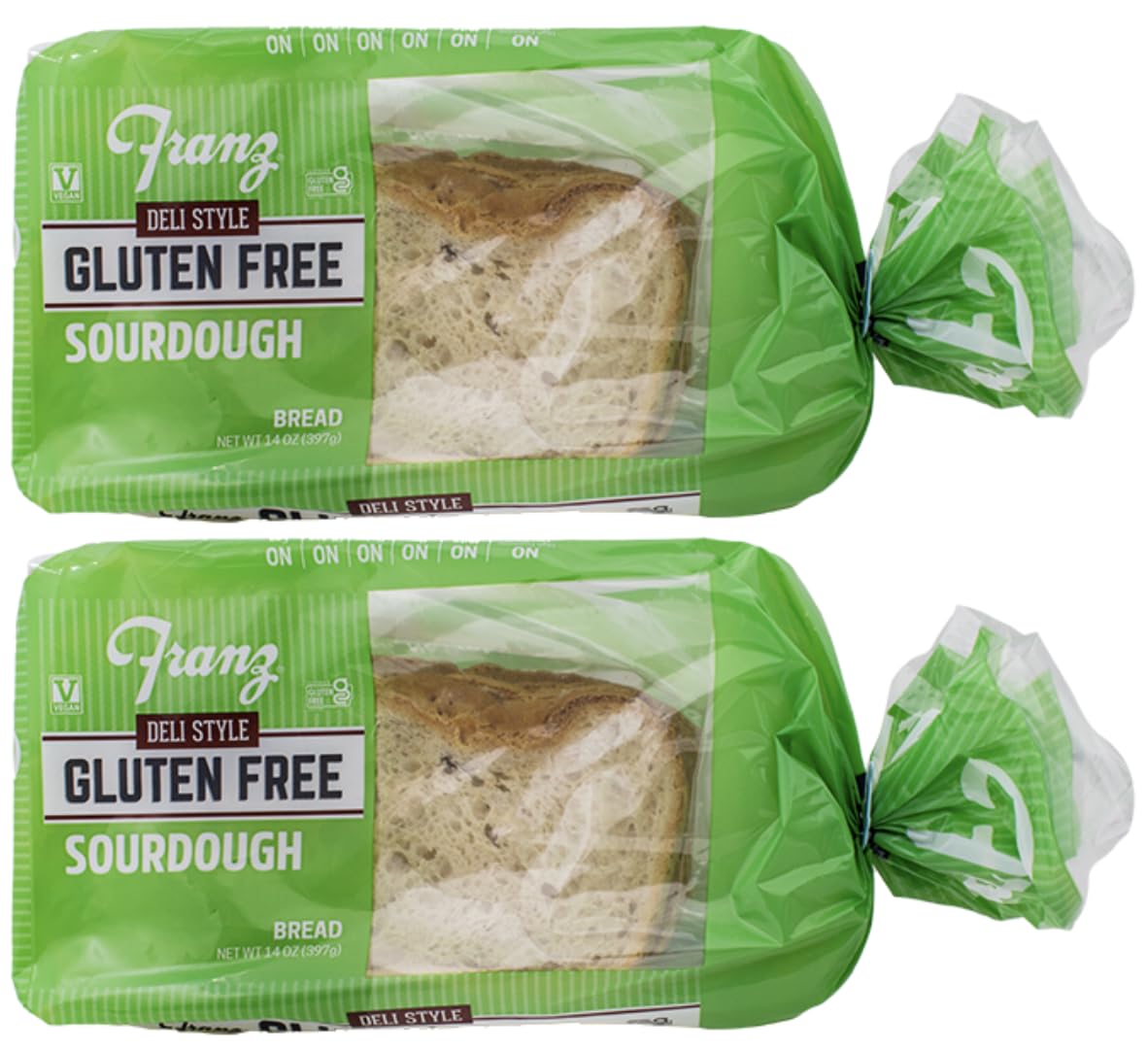 Franz Bakery Gluten Free Deli Style Sourdough Bread - 2 Pack (2 x 14oz)