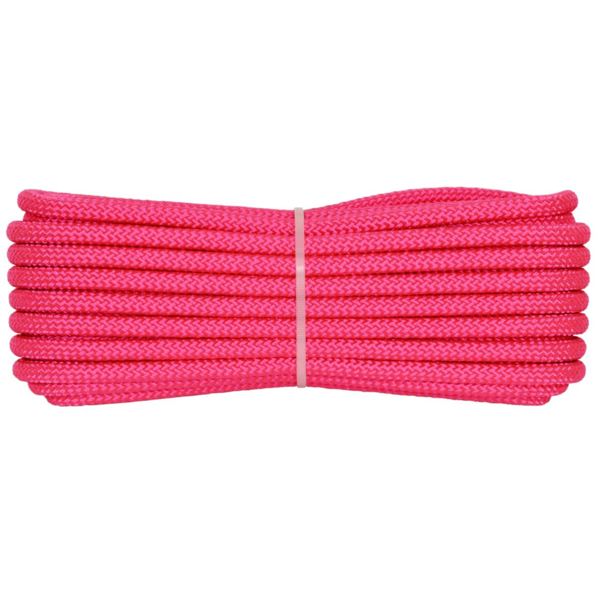 Corderie Italiane 006103196 Doppia treccia skipper alta tenacità, rosa flu, 6 mm - 10 metri
