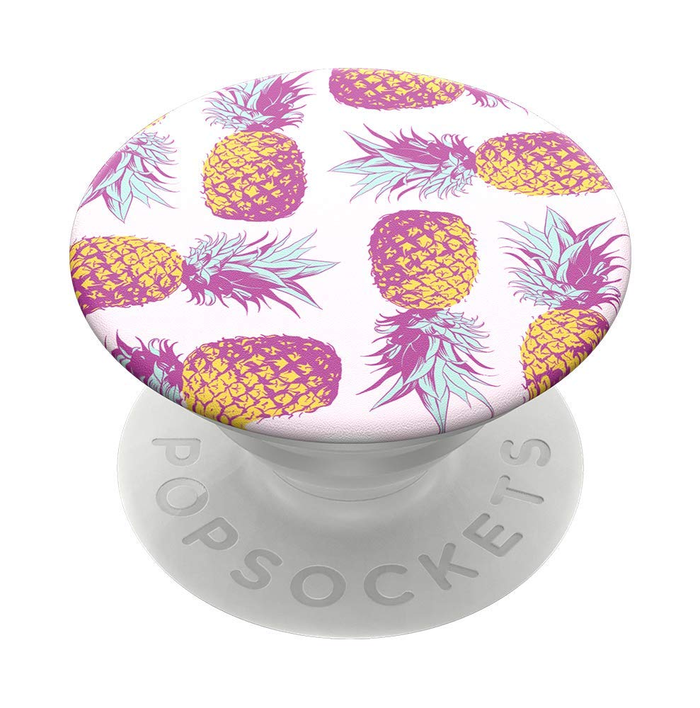 PopSockets: PopGrip Expanding Stand and Grip with a Swappable Top for Phones & Tablets - Pineapple Modernist