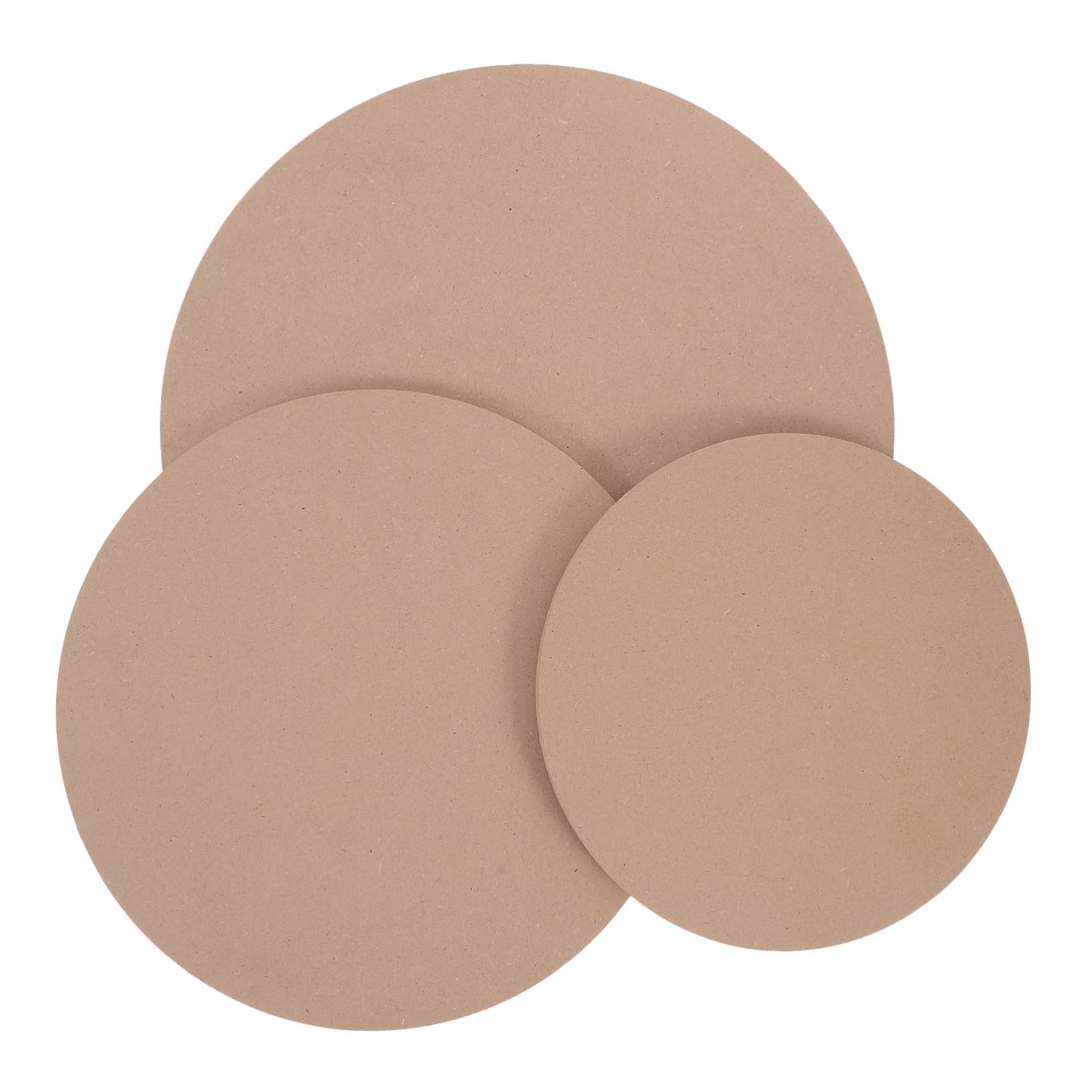 PLAFOPE 3 piezas Moldes Apilables de Redondos de Madera Prensada de Alta Densidad Bases para Escultura y Modelado Manual de Arcilla para Proyectos Artísticos y Artesanía Alfarera