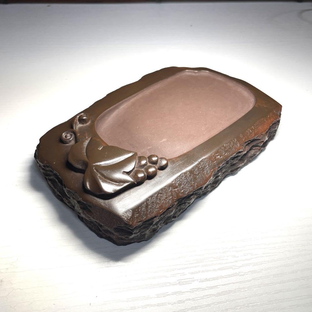 Amazon.co.jp: 赤間硯 龍泉作 硯 書道具 和硯 すずり : 文房具