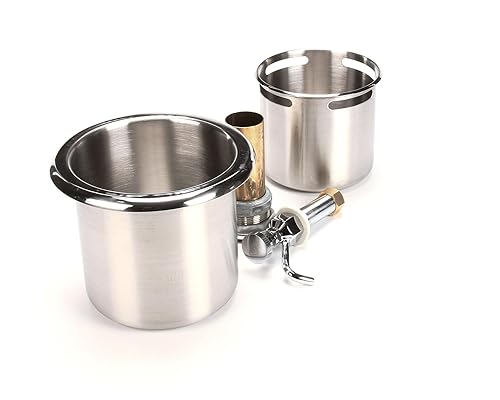 Miniatura 5 de T&S Brass B-2282-01-F05 Grifo Dipperwell con torre de flujo de 0.40 GPM y conjunto de tazón