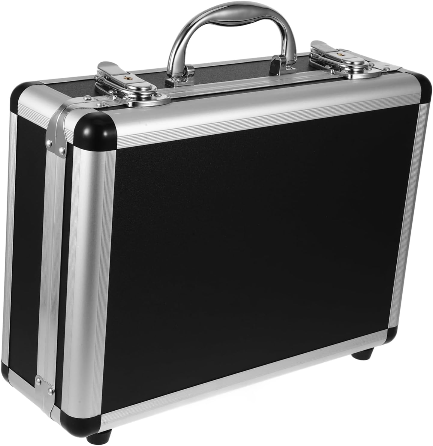 Black Aluminum Alloy Tool Case for Travel and Workshops
