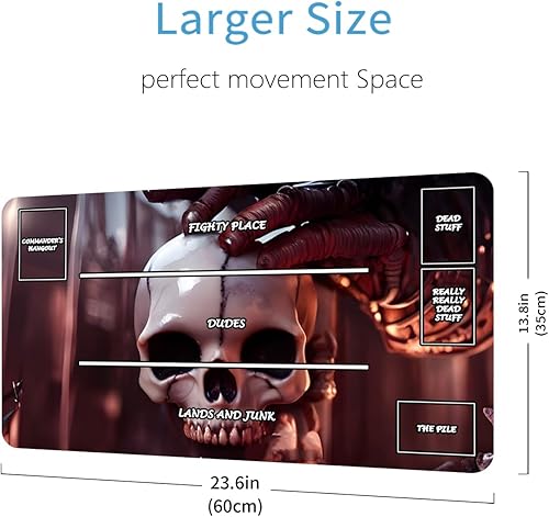 Tapete de juego TCG, AI Paintings Dark Series - Alfombrilla de mouse compatible con MTG Trading Card Game Mats Playmats Juego de mesa TCG, tamaño de