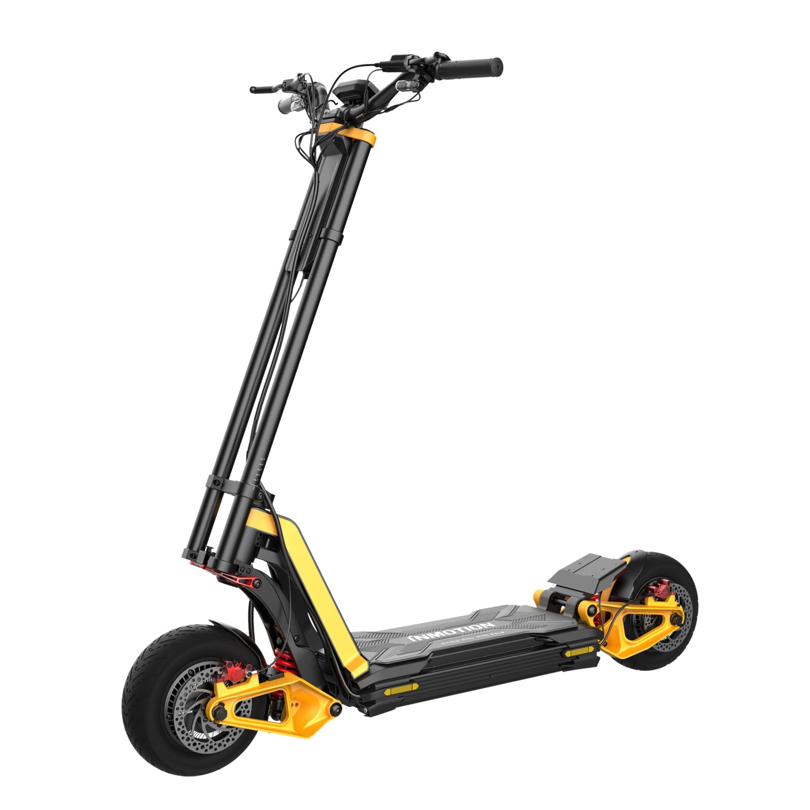 Inmotion RS Electric Scooter for Adults 100-Mile Range 68 MPH Dual Suspension Foldable IPX5 Waterproof All-Terrain E-Scooter for