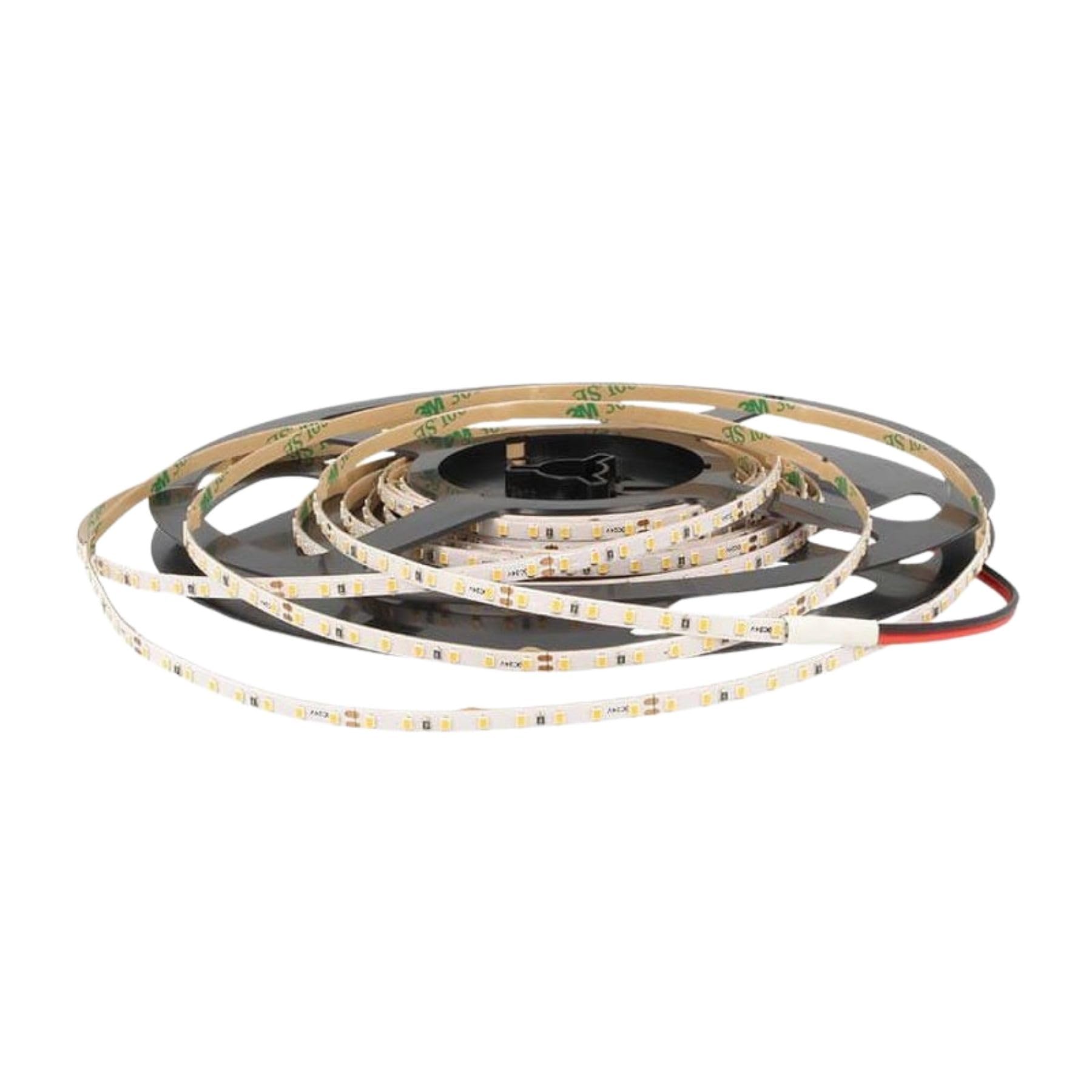 Striscia LED 24V Slim 4mm, Bianco Neutro 4000K, 16W/M 110LM/W CRI>90, Tagliabile Ogni 5cm Da 8 SMD 2216, Super Luminoso Totale 8800lm, Angolo 180°, Larghezza 4mm, Lunga da 5 Metri, IP20