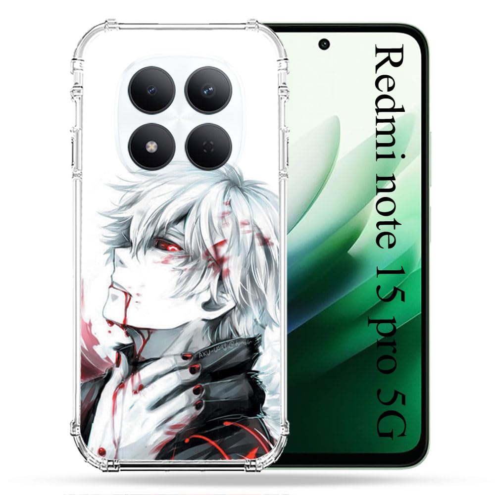 Coque renforcée Redmi Note 15 Pro 5G Tokyo Ghoul antichoc Kaneki - 2