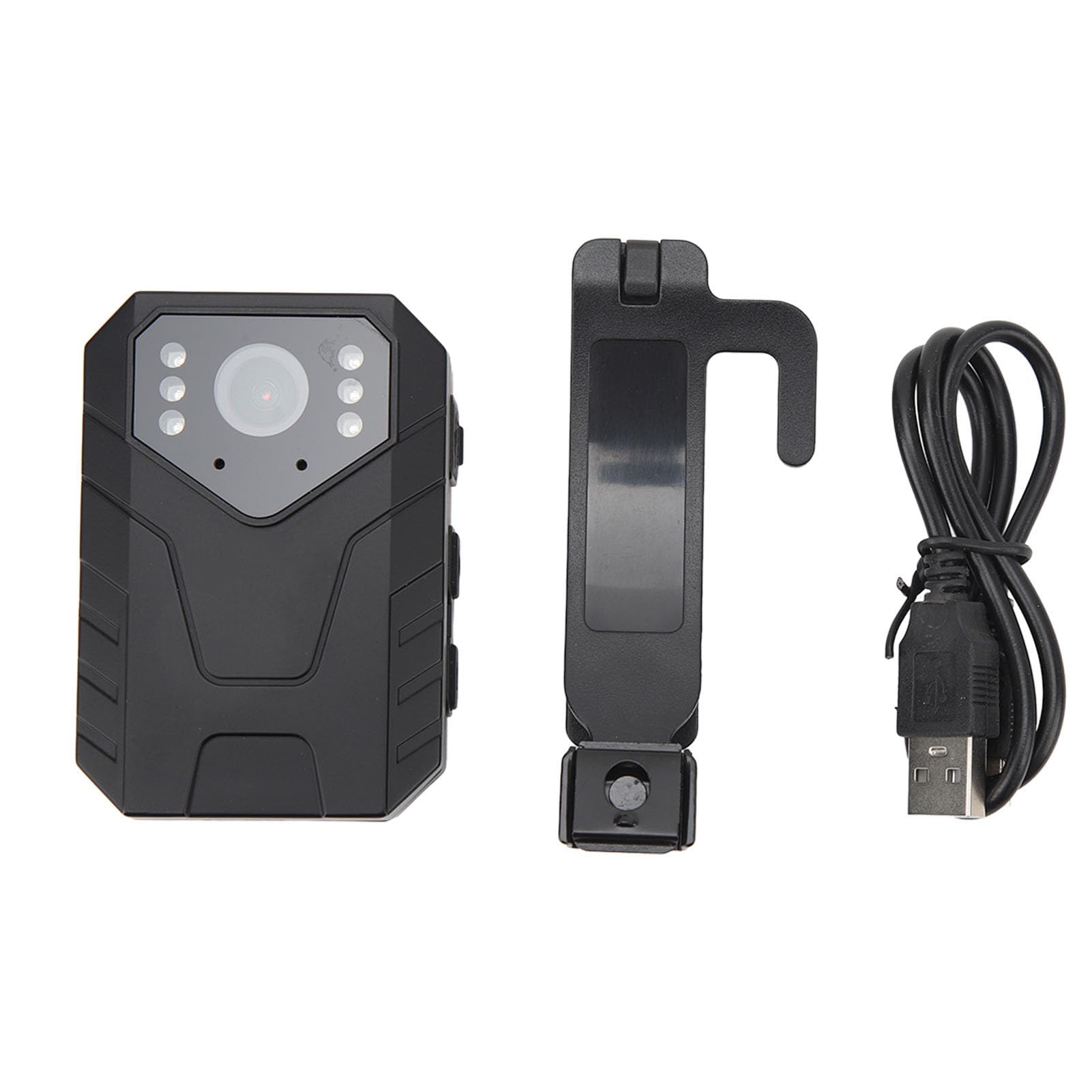 4K Clip Camera con Clips, Riproduzione dei Colori HD, Telecamera di Sorveglianza Visione Notturna per Verifica di Sicurezza, Registrazione Studio, Inchiesta Intervista