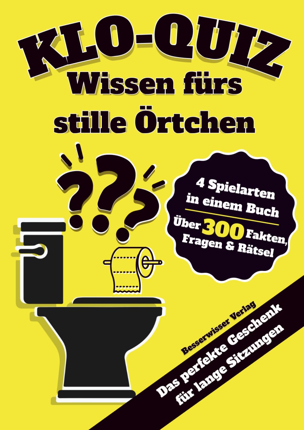KLO-QUIZ: Wissen fürs stille Örtchen: Über 300 Quizfragen, Kartenfakten, Logikspiele & kuriose Fakten für Besserwisser und Neugierige – das perfekte Geschenk fürs stille Örtchen