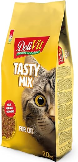 DeliVit Crocchette Mix - Crocchette Gatti Multigusto da 20Kg - Cibo per...