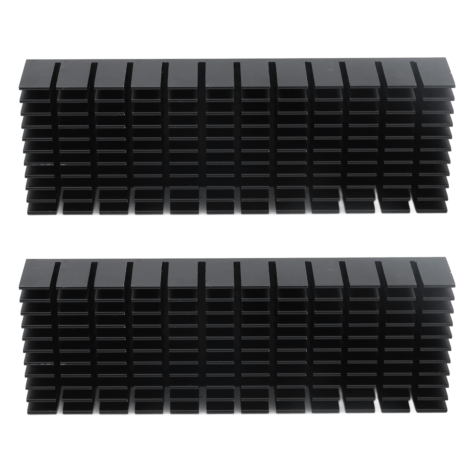 Amazon.co.jp: FLEXMAN 2 個ブラック冷却フィン 120 X 40 X 20mm