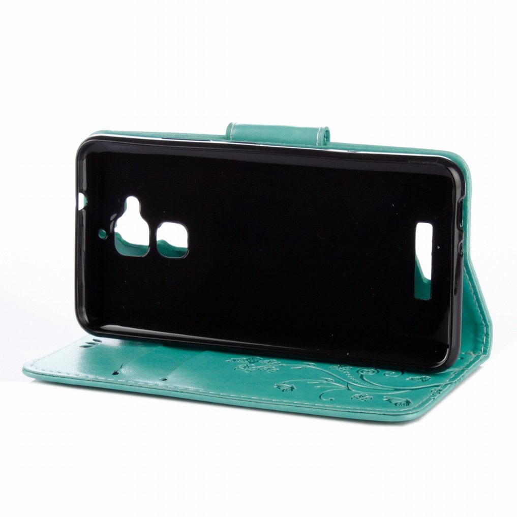 Shantime Custodia Portafoglio In Pelle PU Per Asus Zenfone 3 Max ZC520TL | Cover Con Chiusura Magnetica, Slot Carte E Stand