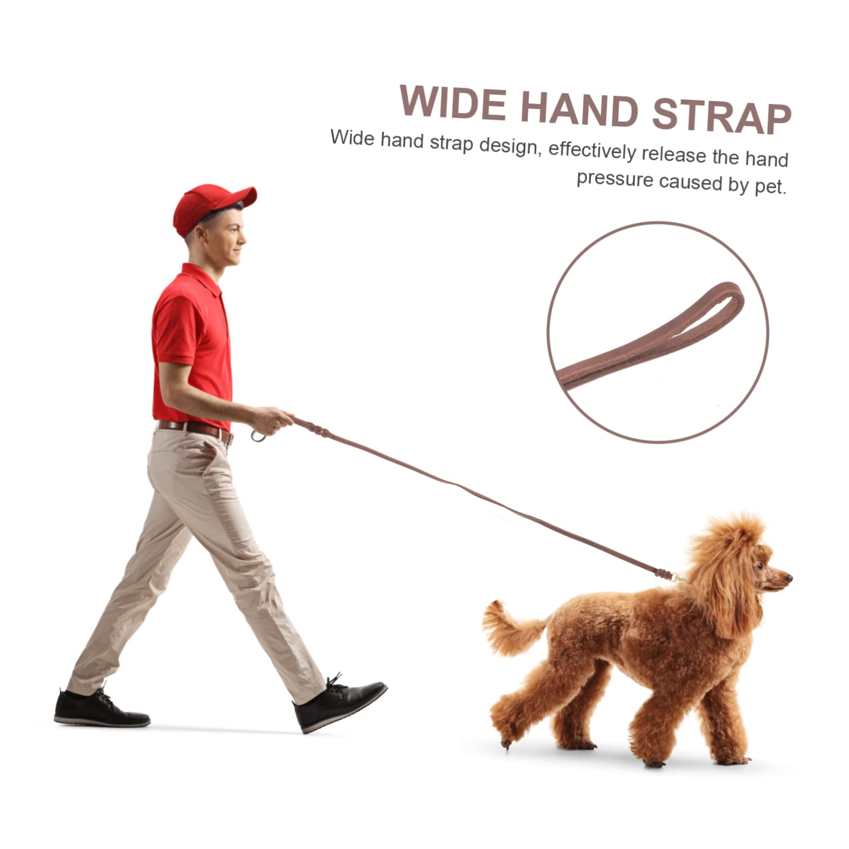 Toddmomy Correa Perro 3 Piezas Correa De Gatito Retráctil Collar De Cuerda Cachorro Cuerda De Tracción para Mascotas Correa para Perros Grandes Pasear Al Cinturón Correas Cuero