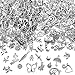 Produktbild NEPAK 400 Stück Mixed Charms Kleiner Schmuck, Handgefertigter Anhänger, Accessoires für DIY Halskette Anhänger Armband und Ohrring Anhänger, Antikes Silber