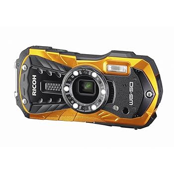 Amazon | RICOH 防水デジタルカメラ RICOH WG-50 オレンジ 防水