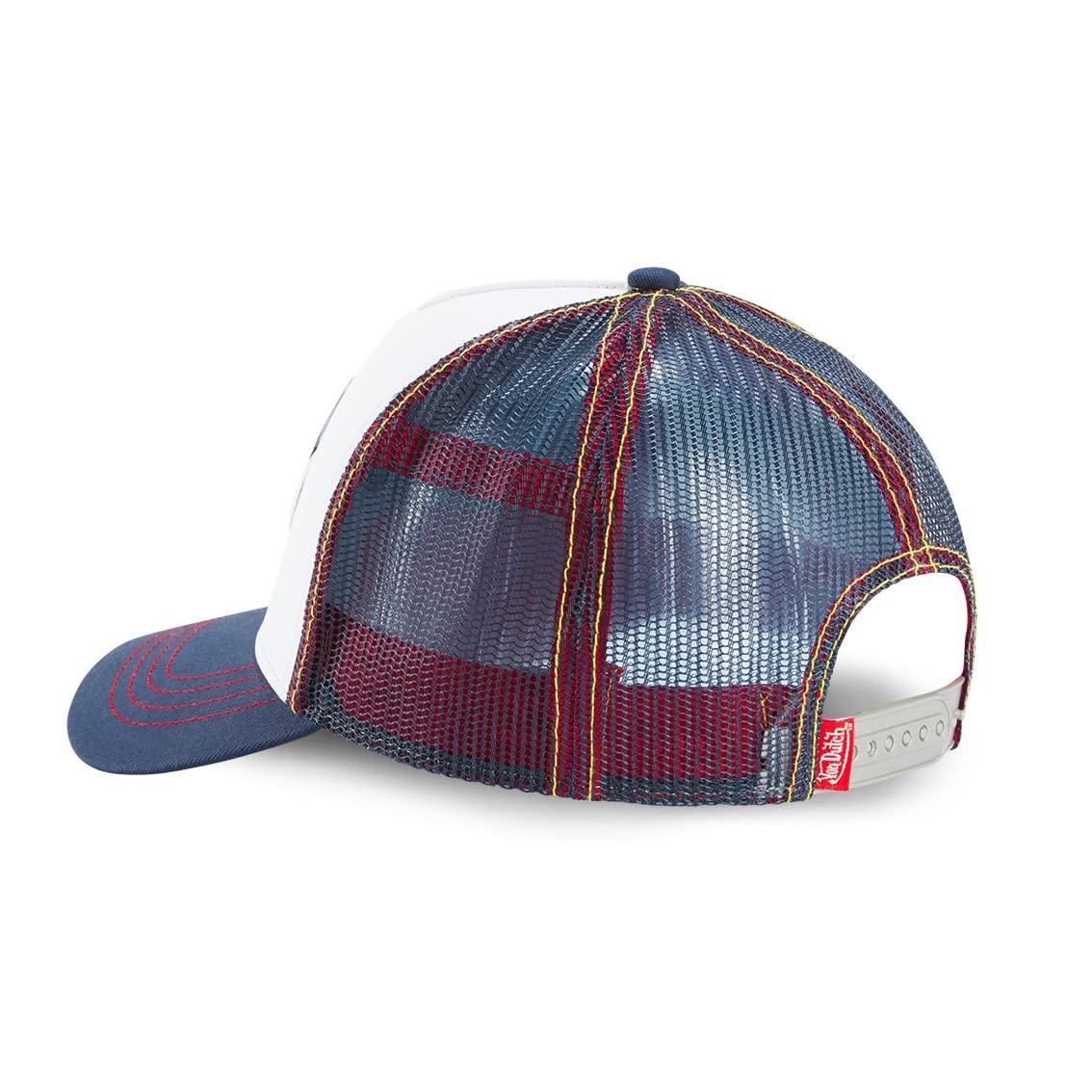 Von Dutch Casquette Homme & Femme, Trucker ADEC, Blanc WHI | Mixte, Adulte 55,5-60cm, Simili, Réglage Snapback, Bande anti-transpirante, Filet rigide, Visière arrondie, Streetwear