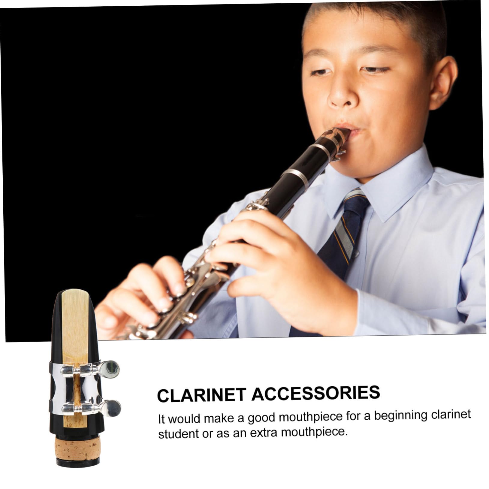 HEMOTON 3 Sätze Schwarzrohr-flöten-set Klarinettenblatt Professionelle Klarinette Zubehör Für Musikinstrumente Bassklarinette Ersatzteile Für Klarinette Instrumentenzubehör Plastik