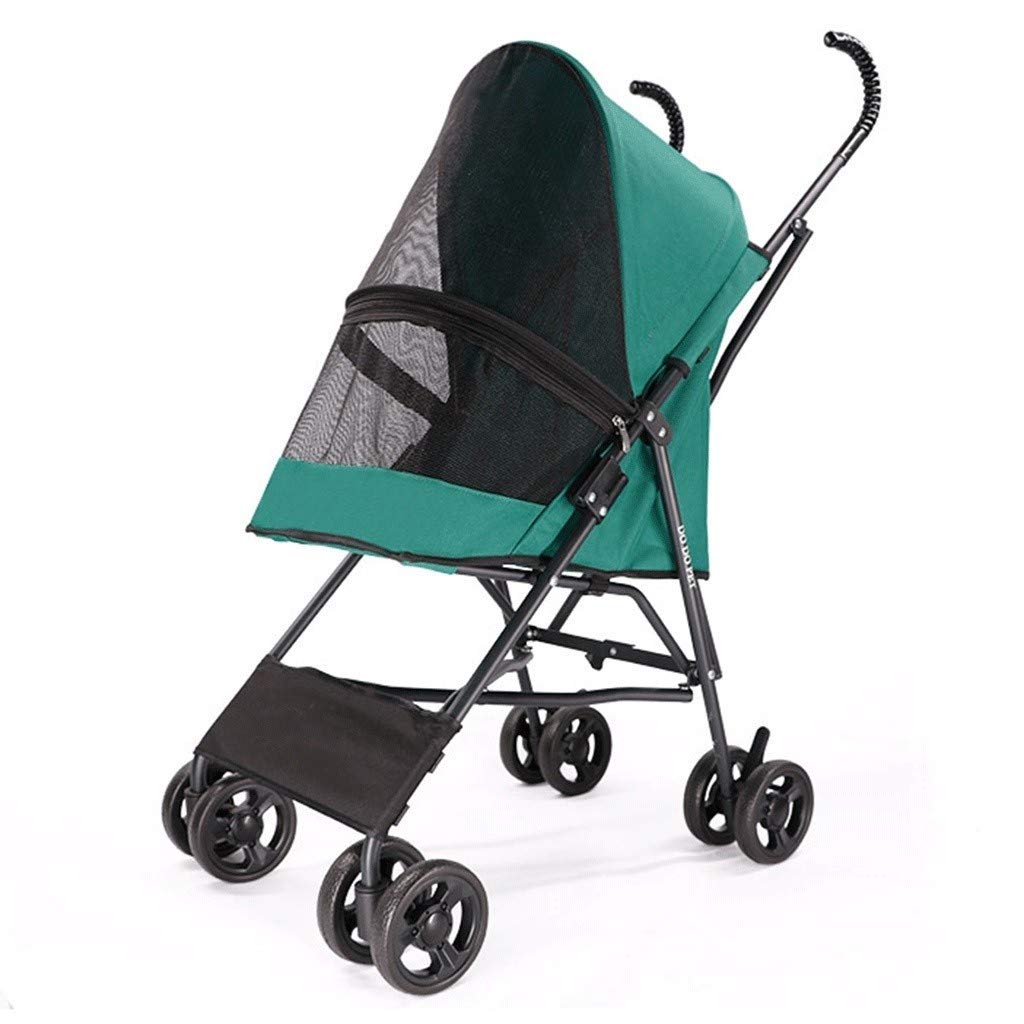 Cochecito Doble para Perros Carrito Reversible de Cuatro Ruedas para Mascotas Gatos Carros para Perros Cochecito Duradero a Prueba de Golpes Cochecito Roadster para Mascotas Cachorro Perro Mayor o